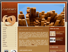 Tablet Screenshot of ferrarilegnami.com